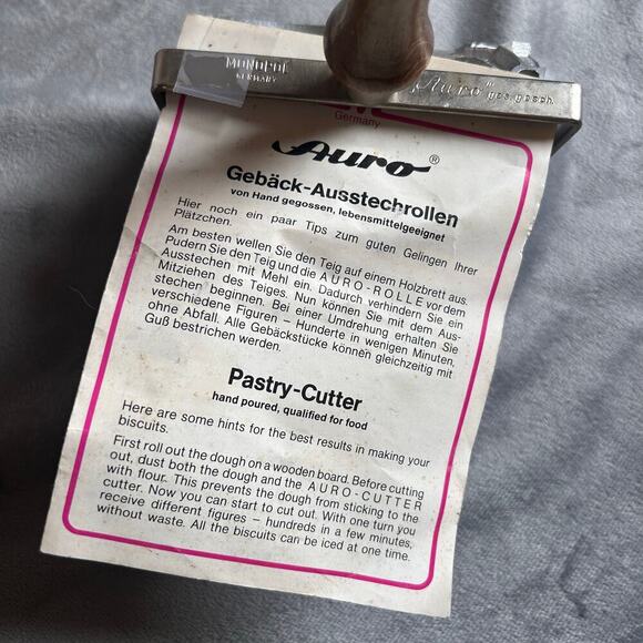 Vintage Monopol Germany Baking Roller Christmas Cookie Cutter - Picture 5 of 7